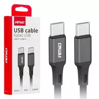 Amio -03902 data transfer and charging cable | USB-C to USB-C | 60W | 1m