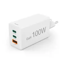 Hama 100W GaN 2x USB-C + USB-A 00201997 Charger White