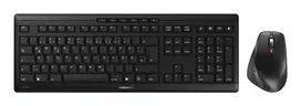Cherry Stream Desktop Comfort Wireless Keyboard and Mouse Set QWERTZ DE Black