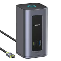 Baseus Nomos NU1 Air Spacemate 12-in-1 docking station USB-C to HDMI | DisplayPort | USB-C | USB 3.0 | USB 2.0 | RJ45 | 100W | gray