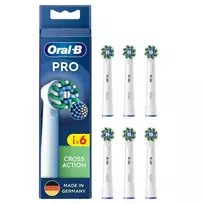 Oral-B Attachable toothbrush 6x Cross / 860373 White
