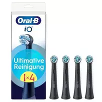 Oral-B Attachable toothbrush iO Ultimate Cleaning / 8700216194969 Black 4-Pack