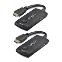 StarTech.com Wireless HDMI Extender for Meeting Rooms and Huddle Spaces, 4K 60Hz, 65ft Range, USB Powered, Plug-and-Play Transmitter and Receiver Kit