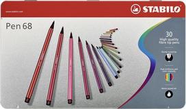 Stabilo Pen 68 felt pen Multicolour 30 pc(s)