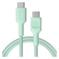 Greencell PowerStream 1.2m 100W USB-C Cable, PD Fast Charging, Mint Green