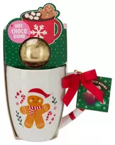 Kalėdinis puodelis Candy Cane su saldumynais