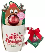 Kalėdinis puodelis Merry Christmas su saldumynais
