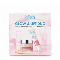 Šventinis veido priežiūros rinkinys „Glow & Lift Duo“, The Organic Pharmacy
