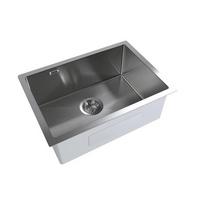 Nerūdijančio plieno plautuvė SAT Aurum gunmetal spalvos 55x45cm, įmontuojama po stalviršiu