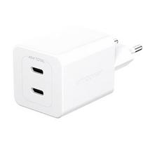 PanzerGlass TURBO 45W CHARGER INCL. 2 X USB-C EU PLUG SILVER WHITE EM58685