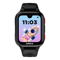 Gudrutis laikrodis-telefonas Super G i5 vaikams Black