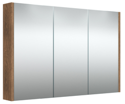 Vonios spintelė RB BATHROOM LUNA, su veidrodžiu, varinio ąžuolo sp., 98 x 65 x 12 cm