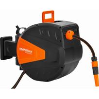 Automatinė sodo žarnos ritė 25 m + 2 m 1/2″ Kraftdele KD2154