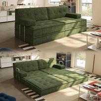 "6-in-1" sofa lova 160 x 100 cm, sulankstomas čiužinys 200 x 160 cm su fiksuotu rėmu, patogus išskleidžiamas futonas, 4 sėdimų vietų svečių sofa, modulinė sofa be spyruoklinio pagrindo, skirta svetainei