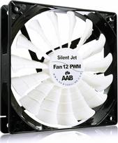 "AAB Cooling Silent Jet Fan 12 PWM" - tylus ir efektyvus 120 mm ventiliatorius su 4 antivibracinėmis pagalvėlėmis - puikiai tinka CPU
