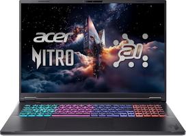 "acer Nitro 16S AI" (AN16S-61-R9JJ) žaidimų nešiojamasis kompiuteris, "Copilot+" kompiuteris, 16 colių WQXGA IPS 180 Hz ekranas, "AMD Ryzen AI 9 365", 32GB RAM, 1 TB SSD, "NVIDIA GeForce RTX 5070", "Windows 11", QWERTZ klaviatūra, juodas