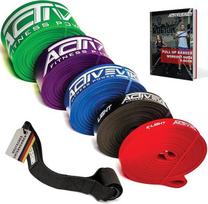 "ActiveVikings® Pull-Up" fitneso juostos puikiai tinka raumenų stiprinimui ir "Crossfit Freeletics", kalanetikos fitneso juosta, traukimo juostos, pasipriešinimo juostos