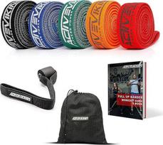 "ACTIVEVIKINGS Premium Pull Up" fitneso juostos jūsų fitnesui - puikios audinio juostos raumenų stiprinimui - fitneso juostos "Pull-Up" juostos pasipriešinimo juostos - Terraband