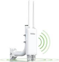 "Adalov" lauko "WiFi" prieigos taškas 1200Mb/s dviejų juostų vandeniui atsparus IP66 Gigabitinis "WiFi" kartotuvas garažui, sodui, kemperiui, ūkiui 2,4 GHz + 5,8 GHz (CF-EW84 AP)