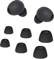 "Adhiper Galaxy Buds 2 Pro" silikoniniai ausų kištukai, suderinami su "Samsung Galaxy Buds 2 Pro" (S/M/L Black)