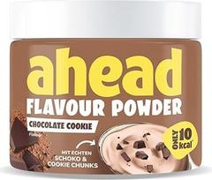 "ahead" skonio milteliai, šokoladiniai sausainiai, 250 g, 83 porcijos, tik 10 kcal vienoje porcijoje, mažai kalorijų turintys skonio milteliai su inulinu ir laktase, patikrinta kokybė, pagaminta Vokietijoje