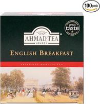 "Ahmad Tea English Breakfast" 125g (1 pakuotė, iš viso 100 arbatos maišelių)