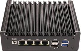 "Alder Lake-N" serijos ugniasienės mikroįrenginys, mini kompiuteris, nano kompiuteris, maršrutizatorius, suderinamas su "Pfsense OPNsense" 8G RAM 128G SSD, 4*i226-V RJ45 konsolė AES-NI