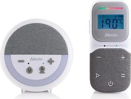"Alecto DBX150" prabangus "Full Eco DECT" garso monitorius su projektoriumi, ekranu, naktine šviesa ir lopšinėmis - baltas/pilkas