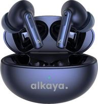 "Alkaya" "Bluetooth" ausinės su 4 krypčių mikrofonu, slopinančiu triukšmą (ANC + ENC), belaidžiu įkrovimu, USB-C, iki 30 val. veikimo trukme ir IPX5 apsauga nuo purslų - nepriekaištingas garsas net triukšmingoje aplinkoje