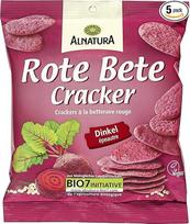 "Alnatura" ekologiški burokėlių spelta krekeriai 75g (5 vnt.)