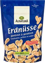 "Alnatura" ekologiški skrudinti ir sūdyti žemės riešutai, 175 g