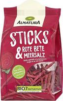 "Alnatura" lazdelės 100 g, burokėliai, jūros druska