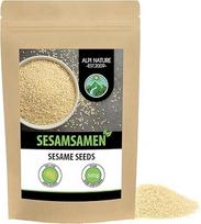 "Alpi Nature" baltasis sezamas be lupenos 500 g, Sezamo sėklos visos baltos, Sezamo sėklos