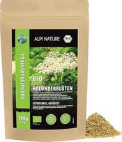 "Alpi Nature" šeivamedžio žiedų arbata, ekologiška, 100 g, šeivamedžio žiedų džiovinta, šeivamedžio žiedų arbata