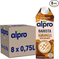 "Alpro Barista Caramel" - putojantis - natūraliai be laktozės - daug skaidulų, kalcio ir vitaminų - 8 x 750 ml - patvarus