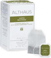 "Althaus Deli Pack Green Matinee" 20 x 1,75 g ⋅ Žalioji arbata klasikiniame arbatos užpilo maišelyje, žalia