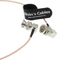 "Alvin's Cables" BNC dešiniojo kampo vyriškasis ir vyriškasis RG179 koaksialinis kabelis, skirtas BMCC VIDEO Blackmagic kamerai 60 cm