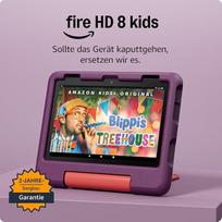 "Amazon Fire HD 8" planšetinis kompiuteris vaikams (naujausios kartos), 3-7 metų amžiaus | 3GB atminties, turinys be reklamų ir tėvų kontrolė, 13 valandų veikiantis akumuliatorius, 32GB, Grape, (2024 m. laidos)