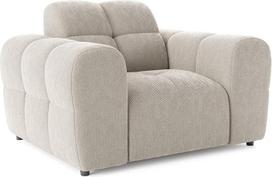 "Andrea Curio" fotelis, 110 cm pločio, viengulė kėdė, laisvai pastatoma poilsio sofa, patogi kušetė poilsiui, atlošiama kėdė, nepraleidžianti purvo, svetainės ir paauglių kambario baldai
