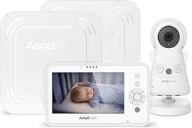 "Angelcare AC25-SP" 3-in-1 kūdikių stebėjimo, vaizdo, garso ir judesio stebėjimo su dviem belaidžiais jutikliniais kilimėliais funkcija