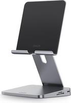 "Anker 551 8-in-1" USB-C šakotuvas, sulankstomas laikiklis, maitinimo tiekimas, 4K HDMI, 2 USB-A duomenų prievadai, 3,5 mm AUX, "MicroSD/SD" atminties kortelės lizdas, tinka "iPad Pro" ir USB-C planšetiniams kompiuteriams