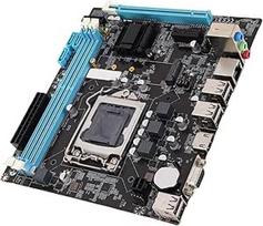"Annadue Micro ATX" pagrindinė plokštė LGA1155 lizdui su DDR3 RAM, M.2 NVMe NGFF, 3 fazių maitinimo šaltiniu, VGA HD išvestimi