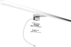 "Aogled" LED veidrodinė lempa Vonios kambarys 230 V neutrali balta 4000 K nerūdijantis plienas 3-in-1 IP44 vandeniui atsparus II klasės veidrodinis šviestuvas Vonios kambaryje nemirksintis nemirksintis sieninis vonios kambario šviestuvas, 60 cm