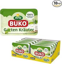 "Arla Buko Garden Herbs" grietinėlės sūris, 10 x 200 g, 100 % natūralūs ingredientai, be konservantų, tirštiklių ir skonio stipriklių