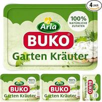 "Arla Buko" kreminis sūris "Garden Herbs" kreminis sūris 200 g x 4 vnt.