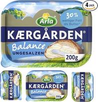 "Arla Kaergarden Balance" nesūdytas sviestas 200 g x 4 vnt.