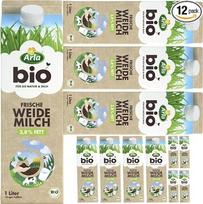"Arla" šviežias ganyklų pienas 3,8% karvės pienas 1000 ml x 12 vnt.