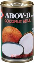"Aroy-D" kokosų pienas - kokosų pienas maistui gaminti ir kepti - idealiai tinka desertams, sriuboms, kokteiliams ir kokteiliams - 1 x 165 ml