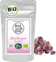 "Azafran" ekologiškos rožės pumpurai rožiniai | Žolelių arbatos pumpurai iš rožės pagal Food with Love 125g