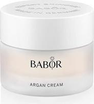 "BABOR Classics Argan Cream", sodrus veido kremas sausai odai, su argano aliejumi ir vitaminu E, veganiškas, be alkoholio, 50 ml